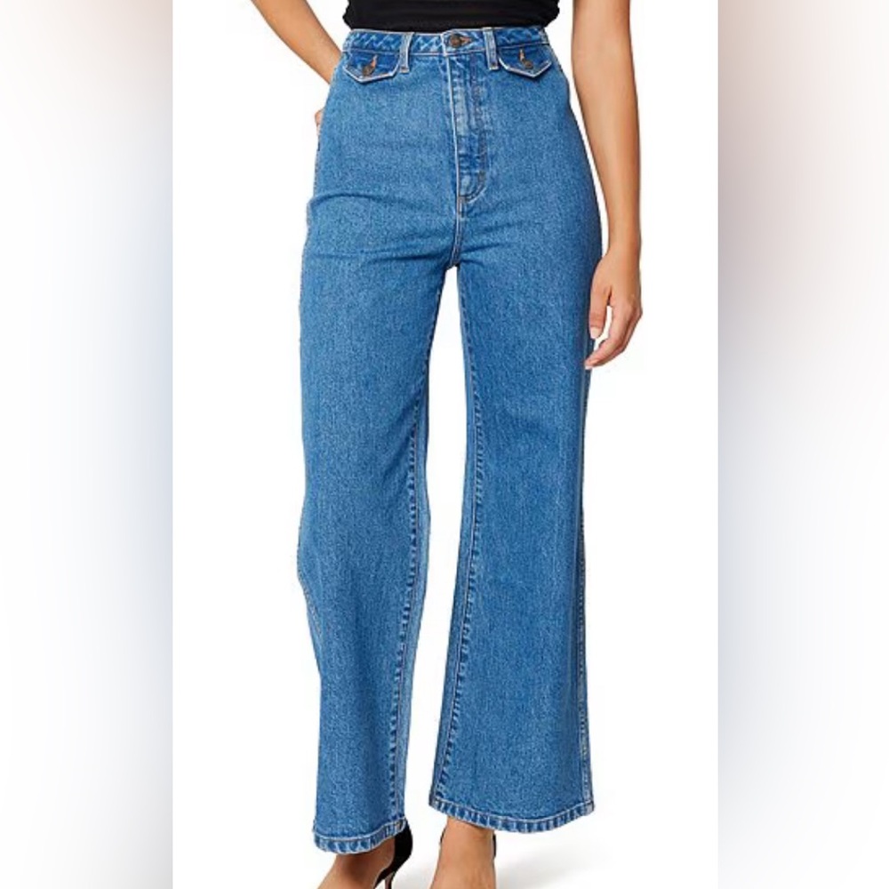 Anthropologie Rollas Blue Flare Women's Jeans